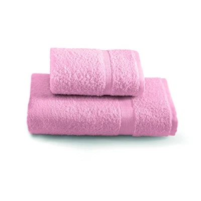 Imagen de Gabel Juego de Toallas Lisas, 100% algodón, 100 x 60 0,8 cm, Color Rosa