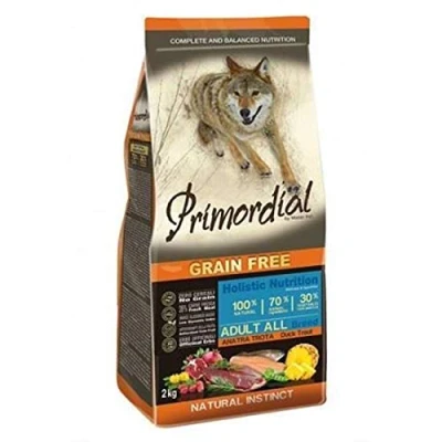 Imagen de Pienso Primordial Holistic Grain Free Adult Trout &amp; Duck 2Kg