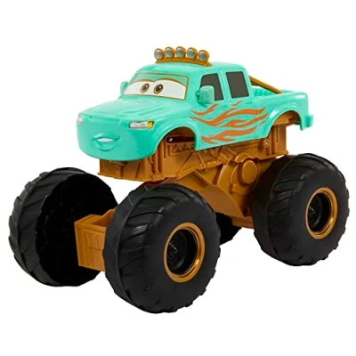 Imagen de Mattel Disney Cars On The Road Ivy monster truck Coche de juguete que hace acrobacias, +3 años (HMD76)