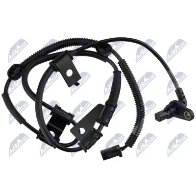 Imagen de NTY HCA KA 369 Sensor de ABS Eje delantero, derecha con cable para vehículos activo 2polos KIA: Sportage II