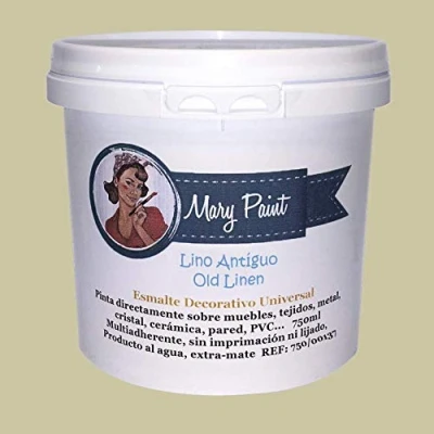 Imagen de Mary Paint 750/00138 Pintura al Agua, Multisuperficie, Lino Antiguo, 750 ml