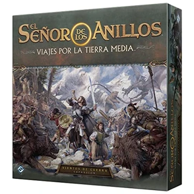 Imagen de Fantasy Flight Games Viajes por la Tierra Media: Vientos De guerra Expansión Juego Mesa Cooperativo Aventuras a Partir 14 Años 1 5 Jugadores 60 Minutos Partida Español