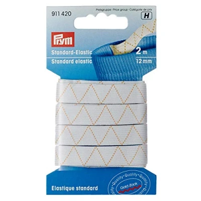 Imagen de prym estándar Blanco (12 mm, 2m) elástico 1 Unidad
