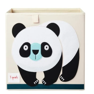 Imagen de 3 Sprouts Caja Almacenaje Infantil Juguetes Niños Cajas Ordenación y Guardar para Panda