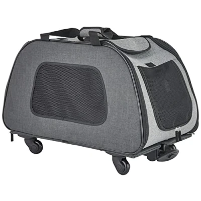 Imagen de Trixie Trolley, nylon, 34 x 43 67 cm, color negro y gris