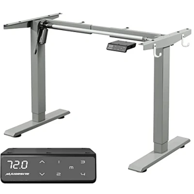 Imagen de MAIDeSITe Escritorio ELÉCTRICO Soporte de Ajustable en Altura, pie, Marco 2 ETAPAS con Motor ÚNICO