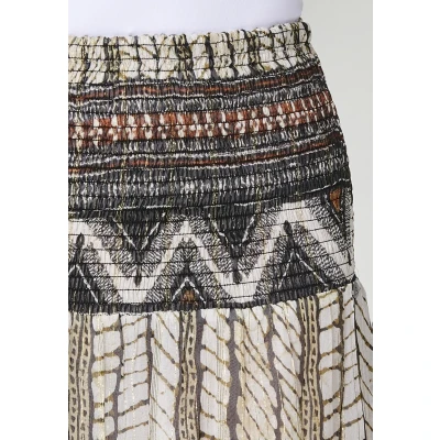 Imagen de Falda Larga de Chiffon Multicolor para Mujer