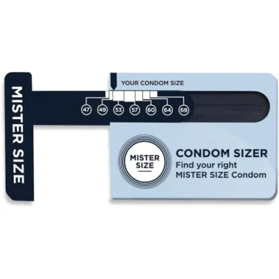 Imagen de MISTER SIZE Condom Sizer español Determina ahora tu talla de preservativo