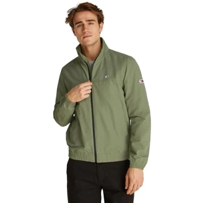 Imagen de Tommy Jeans TJM Essential Casual Bomber DM0DM15382 Chaqueta Acolchada, Green (Aruba Green), S para Hombre