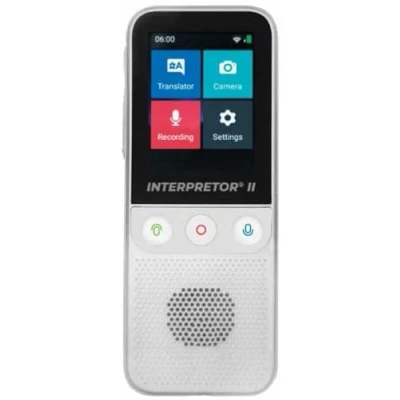 Imagen de Lexibook Interpretor 3 Traductor de Voz Instantáneo 137 Idiomas, Fotos, Traducción Notas, Conversación, Toma Auriculares, Wi Fi y sin Conexión, Multicolor, Medium
