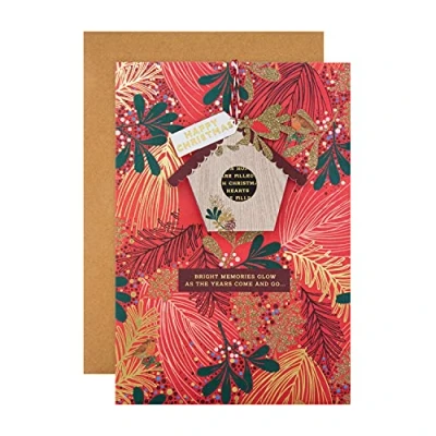 Imagen de Hallmark Tarjeta de Navidad Diseño contemporáneo con accesorio para colgar