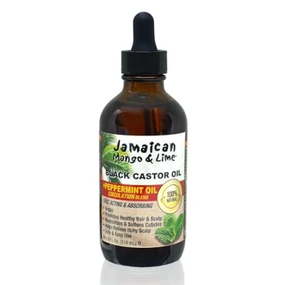 Imagen de Peppermint Black Castor Oil by Jamaican Mango