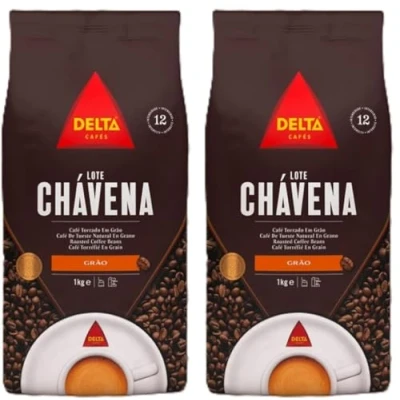 Imagen de Delta Cafe Lote Chavena 1 Kg grano Portugal (Mescla Torrefacto, 2 x Kg)