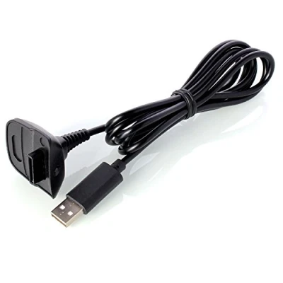 Imagen de Neuftech Cargador de batería USB para Xbox 360, color negro