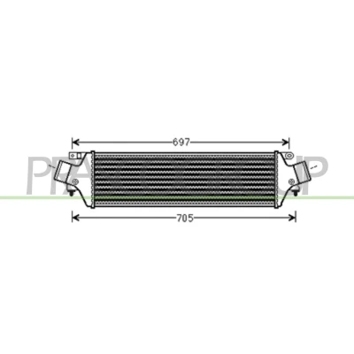 Imagen de PRASCO AA344N001 Intercooler ALFA ROMEO: Giulietta Hatchback