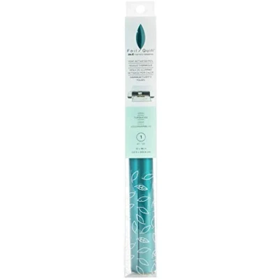 Imagen de AMERICAN CRAFTS 12 x 96 Inch We R Memory Keepers Foil, Aqua, Rollo Extra Grande, 30,5 244 cm, para Usar Junto con Quill Pen y Crear Brillantes Adornos Diseños, Agua 30.5 Vinilo