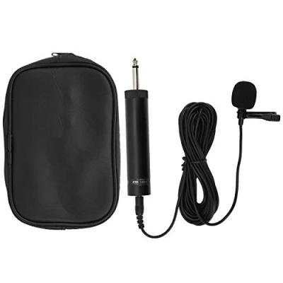 Imagen de Micrófono de Solapa Lavalier, Condensador para Saxofón Conectar Amplificadores Mezcladores Instrumentos Musicales Profesionales (5meters)
