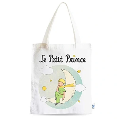 Imagen de Le Petit Prince, Bolsa blanca de &quot;El Principito&quot;, algodón, Enesco