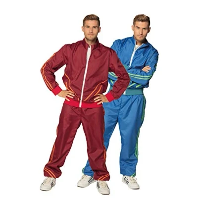 Imagen de KarneLux Chándal azul como disfraz retro para adultos de los años 90 Talla XXL