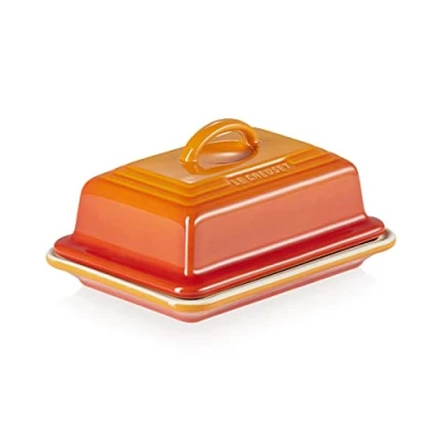 Imagen de Le Creuset Bandeja para mantequilla de cerámica gres, 17 cm, Volcanico, 80837170900003