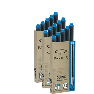 Imagen de Cartuchos de Tinta PARKER Quink Paquete con 5 unidades), color azul, 15 Patronen,