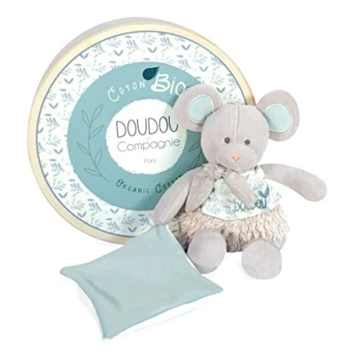 Imagen de Doudou et Compagnie DC3967 Peluche orgánico (22 cm), Color Gris