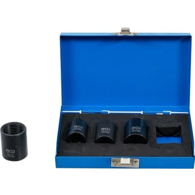 Imagen de BGS 5260 Juego de llaves vaso perfil en espiral/ extractores tornillos entrada 12,5 mm (1/2&quot;) 17 26 4 piezas