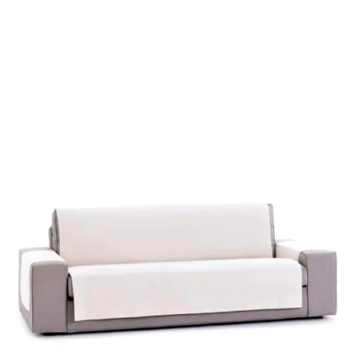 Imagen de Eysa Levante Funda de sofá, Algodón, Blanco, 4 PLAZAS