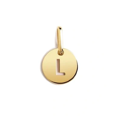 Imagen de Singularu MINI Medallion Letter Colgante, Mujer, Talla: One Size, Letra l oro
