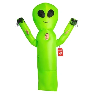 Imagen de Morph Disfraz Alien Hinchable Niño, Extraterrestre Alienigena Carnaval Niño Talla Única