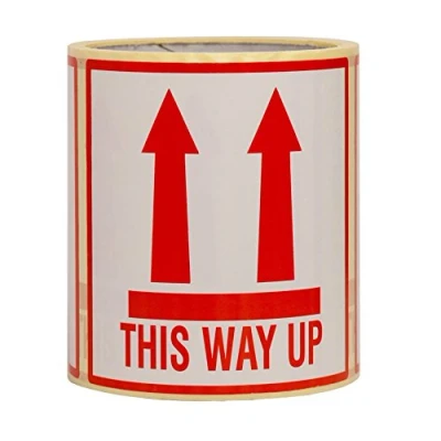 Imagen de OliveBird 100 This Way Up Adhesivos De Advertencia Objetos 10 x cm