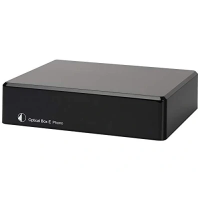 Imagen de Pro Ject Optical Box E Phono Previo de con DAC. Salida Linea Analogica y Optica. Color Negro.