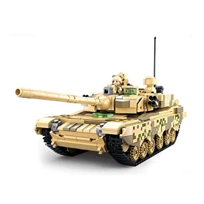Imagen de Sluban Model Bricks 99A Main Battle Tank 2In 1 893pcs, M38 B0790, Multicolor