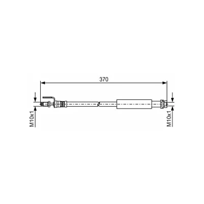 Imagen de BOSCH 1 987 481 487 Latiguillos de Freno 360 M10x1 FORD: Transit Mk6 Furgón