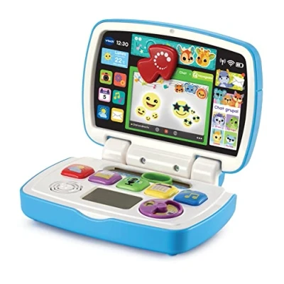 Imagen de VTech Baby Ordenador Primeros descubrimientos, Portátil Infantil Educativo, Pantalla Espejo y Efectos mágicos, Juguete para niños +1 año, Versión ESP