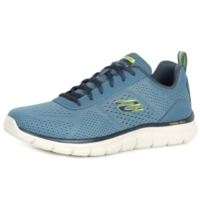 Imagen de Skechers Track Leshur, Zapatillas Hombre, Malla sintética de Pizarra, 42.5 EU