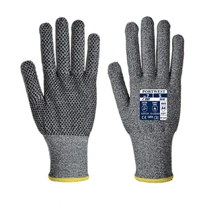Imagen de Portwest Guante Sabre Dot, Tamaño: M, Color: Gris, A640G7RM