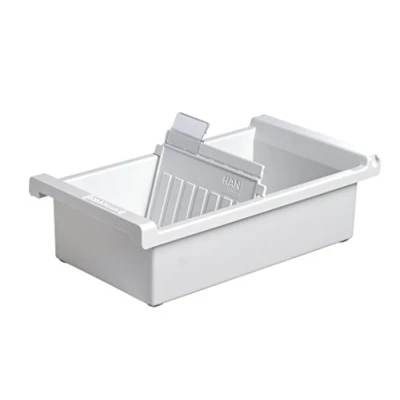 Imagen de Han 966 0 11 Fichero para tarjetas (capacidad máxima de 800 tarjetas, poliestireno, tamaño A7, 128 x 65 235 mm), color gris claro