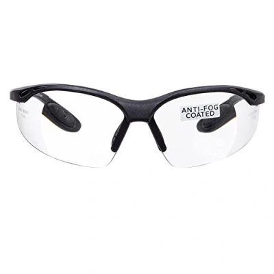 Imagen de voltX &#039;Constructor&#039; (TRANSPARENTES dioptría +1,00) Gafas de Seguridad con aumento total Lente (no bifocal), incluye cordón tope regulable + UV400 recubrimiento antivaho