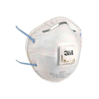 Imagen de 3M Mascarilla 8822 FFP2 NR D C/Valvula, Multicolor, 10 Unidad (Paquete de 1)