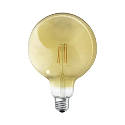 Imagen de Lámpara LED inteligente LEDVANCE Gold de 6 W, 2400 K, E27, 125 mm x 178 mm, tecnología Wi Fi, bombilla regulable a nivel mundial que se controla mediante una aplicación y un asistente voz