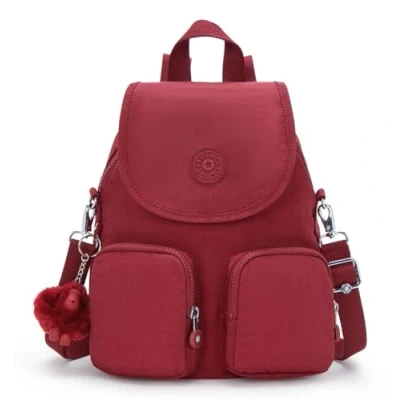 Imagen de Kipling Firefly UP, Mochila pequeña, Convertible en Bandolera, 14 x 80 38 cm, Funky Red, Rojo