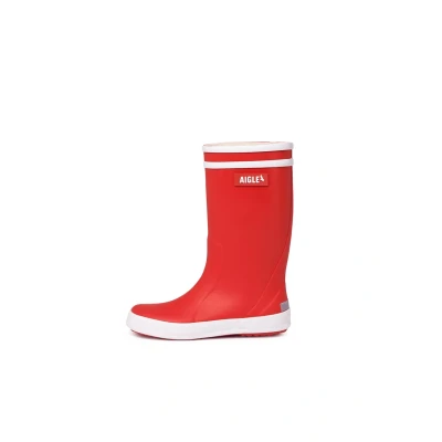 Imagen de Aigle Lolly POP 2 Botas de agua para niños, Talla: 27, Rouge/blanc Zapatos