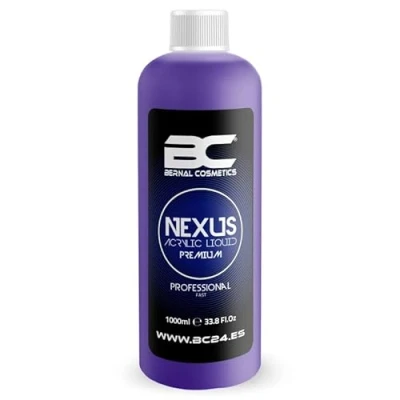 Imagen de Liquido Acrilico Monomero para uñas acrilicas 1000ml Secado Rapido Líquido Acrílico Premium Professional (Secado Rápido) Bernal Cosmetics