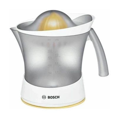 Imagen de Bosch Elettrodomestici MCP3000N Exprimidor de cítricos, 25 W, 0,8 litros, plástico, blanco