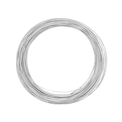 Imagen de Vaessen Creative Redondo Alambre de Aluminio, Plata (Silver), 1500 x 0.011 0.2 cm, 15