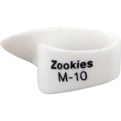 Imagen de JIM DUNLOP Púas Pulgares, Zookies M10, Blanco, Saco de 12, en Plástico
