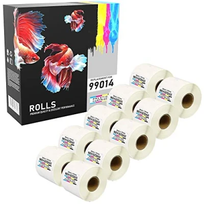 Imagen de Prestige Cartridge 99014 Cinta para impresoras de etiquetas Dymo (54 mm x 101 mm, 10 rollos, 220 por rollo)