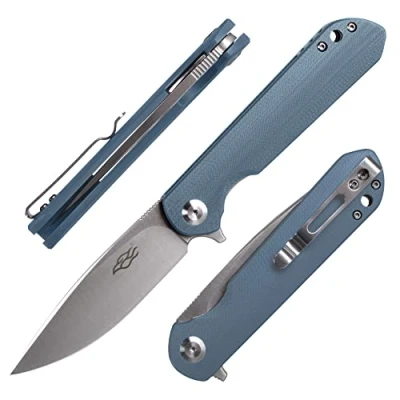 Imagen de Firebird GANZO FH41 GY Cuchillo Plegable de Bolsillo Hoja Acero D2 85 mm G10 Mango Antideslizante con Clip Camping Caza Pesca al Aire Libre 101g (Gris)
