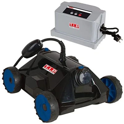 Imagen de Robot de piscina T.I.P. Sweeper 18000 (limpieza suelos para piscinas 50 m3) negro/azul